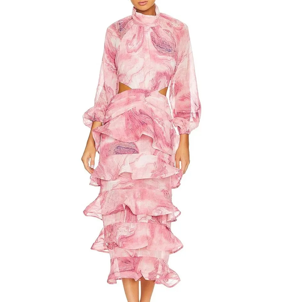 Long Elegant Floral Dresses